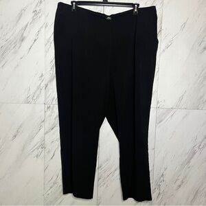 dressbarn Black Stretch Trouser Dress Pant SZ 22W